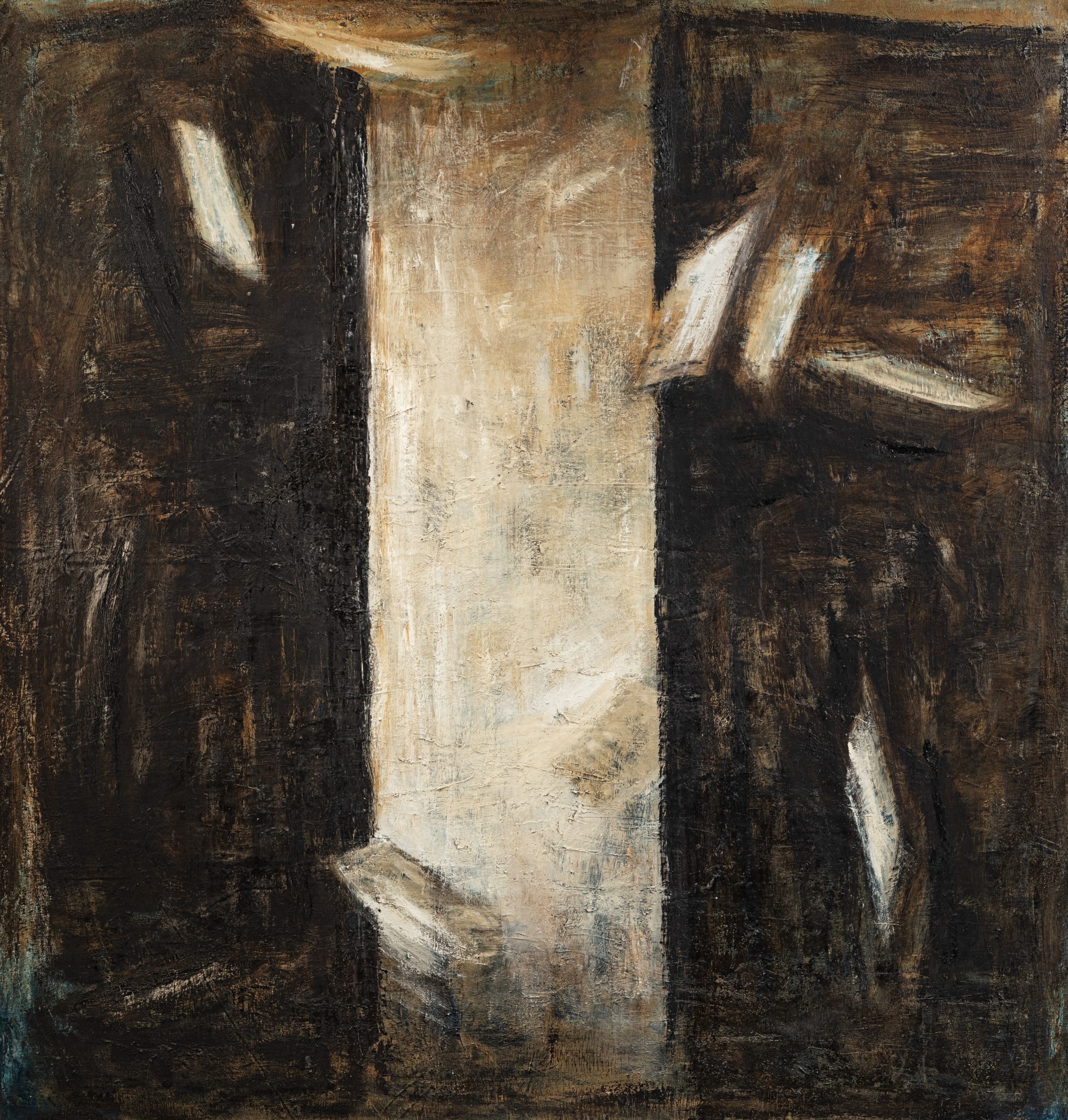 Piero Pizzi Cannella, 
Fogli che volano, Huile sur toile, 1986, 
180 x 180 cm
